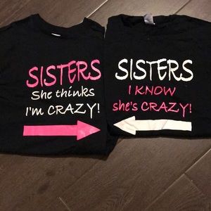 Matching sister shirts!